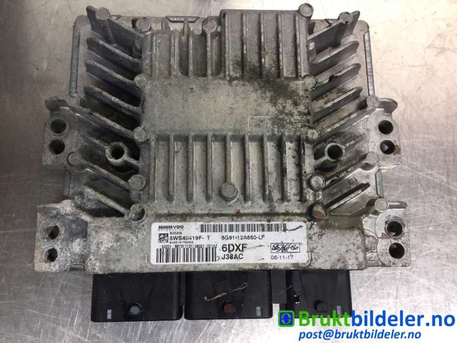 Styreenhet motor til Ford S-Max 2006-2010 (Type I, Fase 1) (FORD|6G91-12A650-LF|5WS40419F-T|)