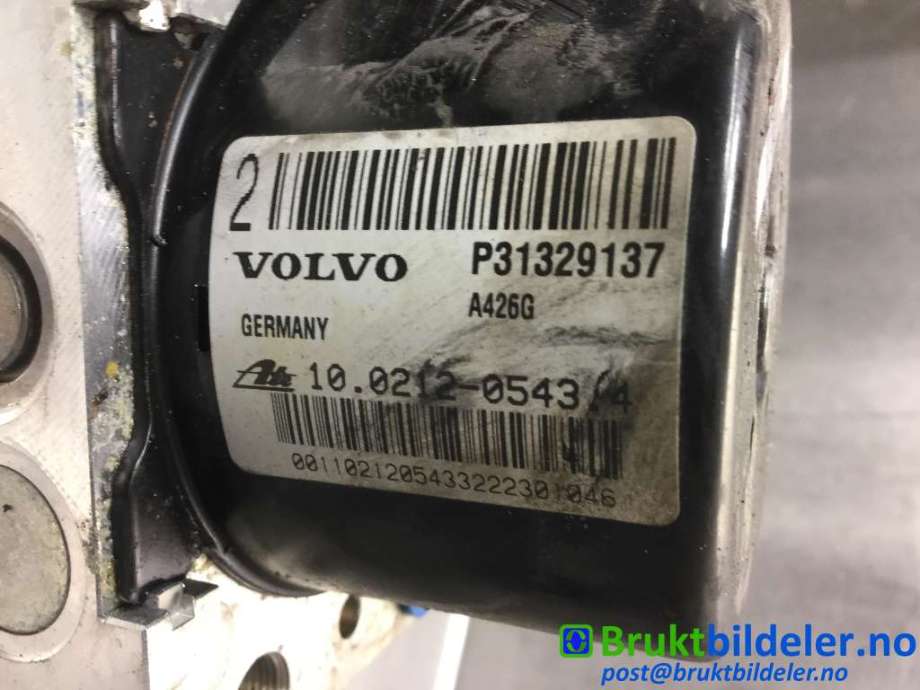 ABS sentral til Volvo XC60 2008-2013 (Type I, Fase 1)  (VOLVO|31329137|10.0212-0543.4|)