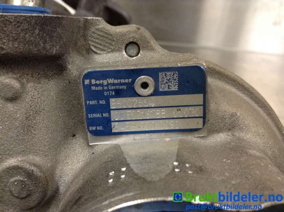 Turbo til Volvo XC60 2008-2013 (Type I, Fase 1)  (VOLVO|36002664|54391015093|)