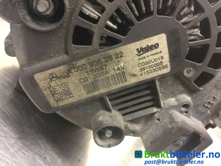 Dynamo til Mercedes Vito 2014-->> (W447) (W447) (MERCEDES|A 000 906 28 22|2613000B|)