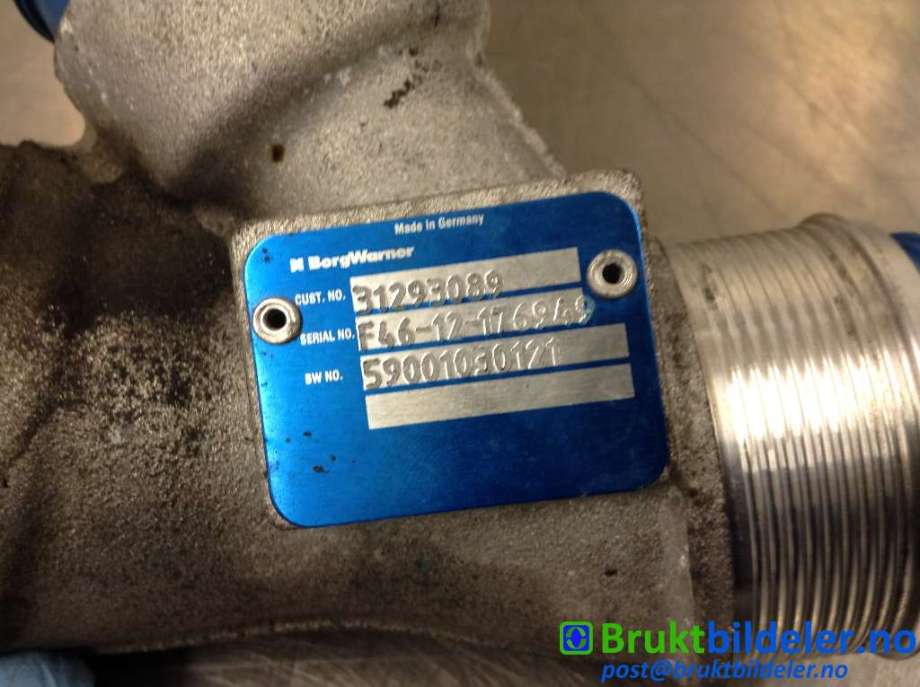 Diverse deler til Volvo XC60 2008-2013 (Type I, Fase 1)  (VOLVO|31293089|F46-12-176949|59001030121)