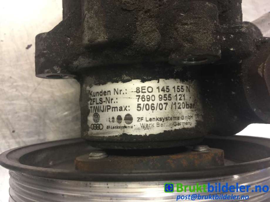 Servo pumpe mekanisk til Audi A4 2004-2008 (Type III) (B7) (B7) (AUDI|8E0 145 155 N|7690955121|)