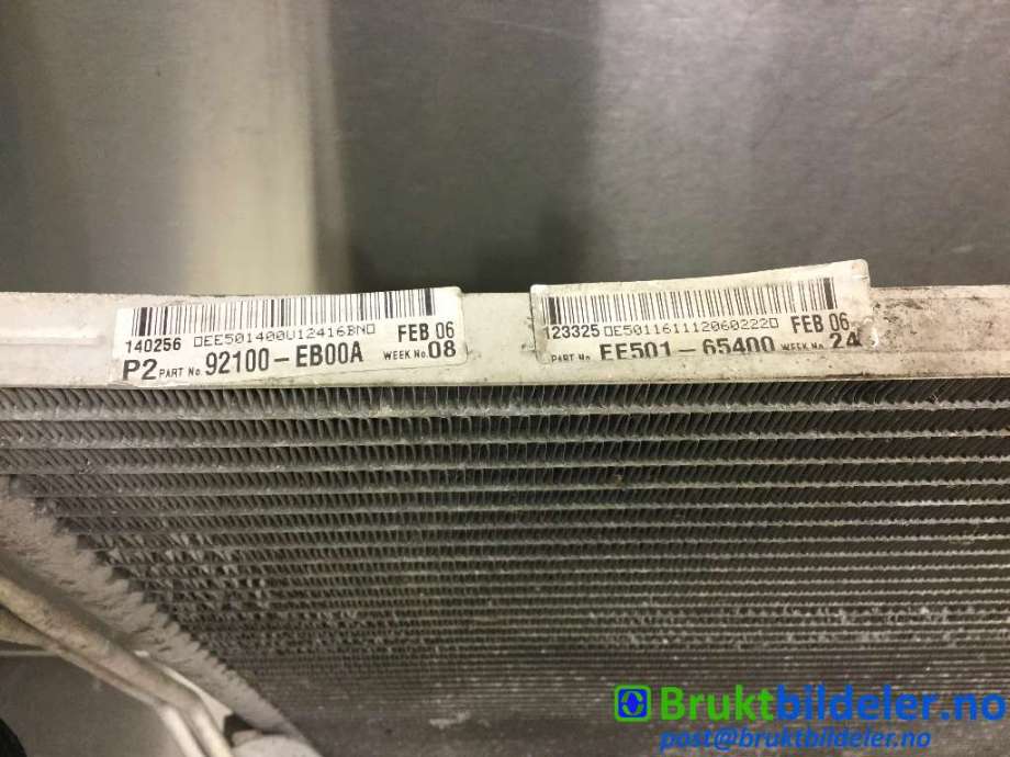 Aircondition radiator til Nissan Navara 2005-2010 (Fase 1) (D40) (D40) (NISSAN|92100-EB00A||EB501-65400)