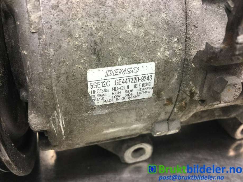 Aircondition kompressor til Toyota Avensis 2003-2008 (Type II) (TOYOTA||GE447220-9243)
