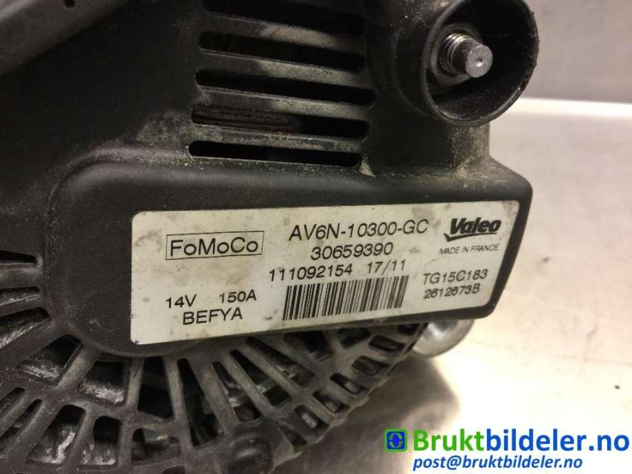 Dynamo til Ford Focus 2011-2014 (Type III, Fase 1) (FORD|AV6N-10300-GC|30659390|)