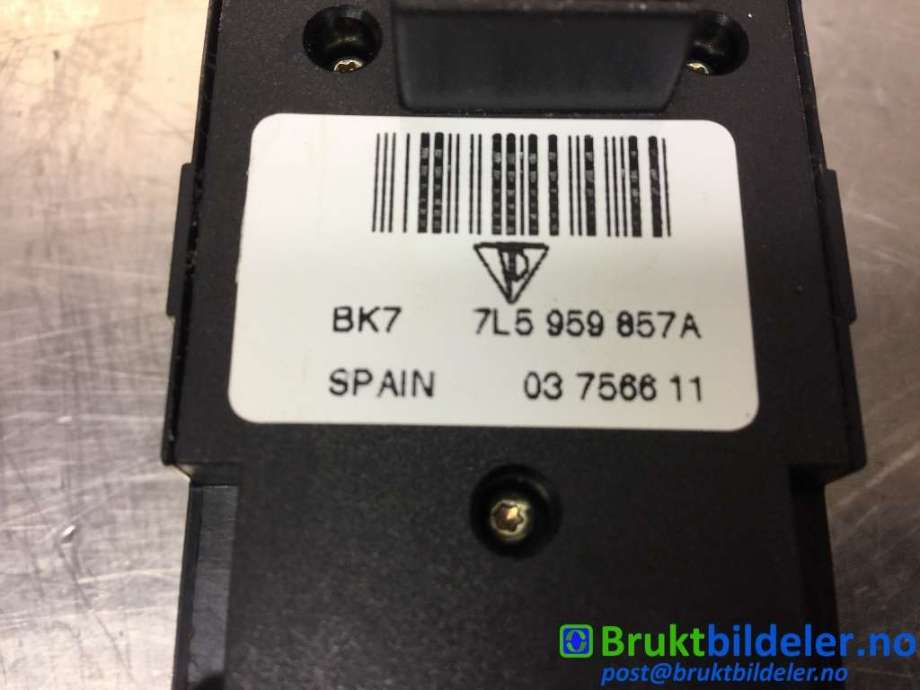 Bryter ruteheis til Porsche Cayenne 2002-2006 (Fase 1) (9PA) (9PA) (PORSCHE|7L5 959 857 A|)