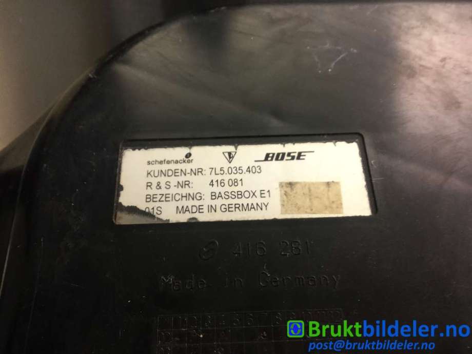 Bilstereo diverse til Porsche Cayenne 2002-2006 (Fase 1) (9PA) (9PA) (PORSCHE|7L5 035 403|)