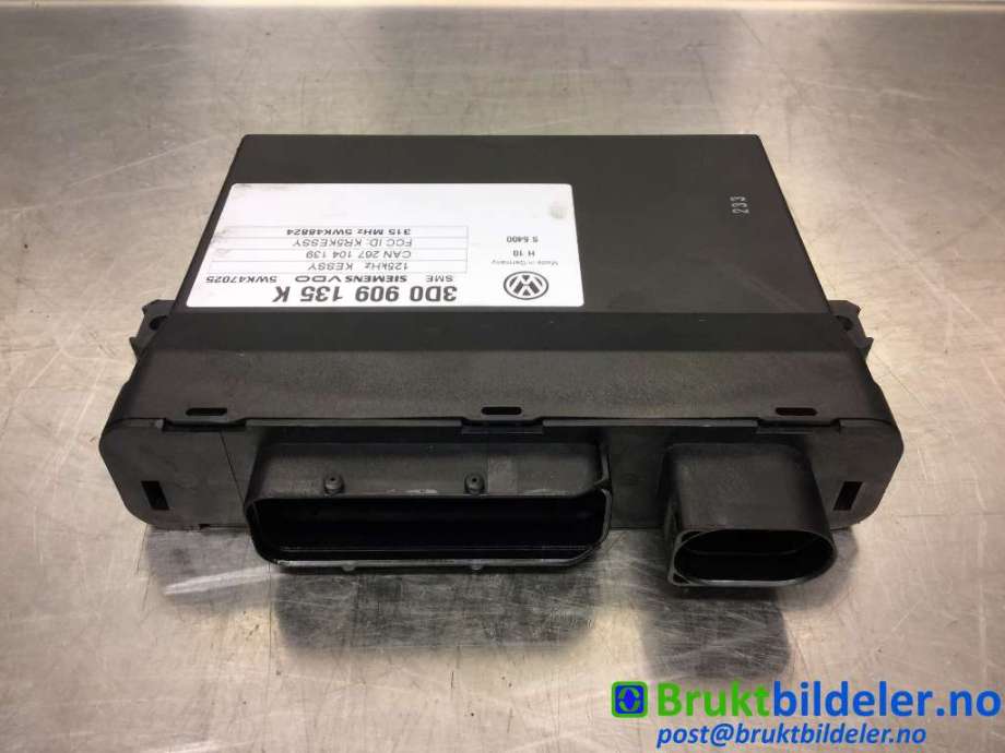Styreenhet nøkkelfri/keyless til Porsche Cayenne 2002-2006 (Fase 1) (9PA) (9PA) (PORSCHE|3D0 909 135 K|)