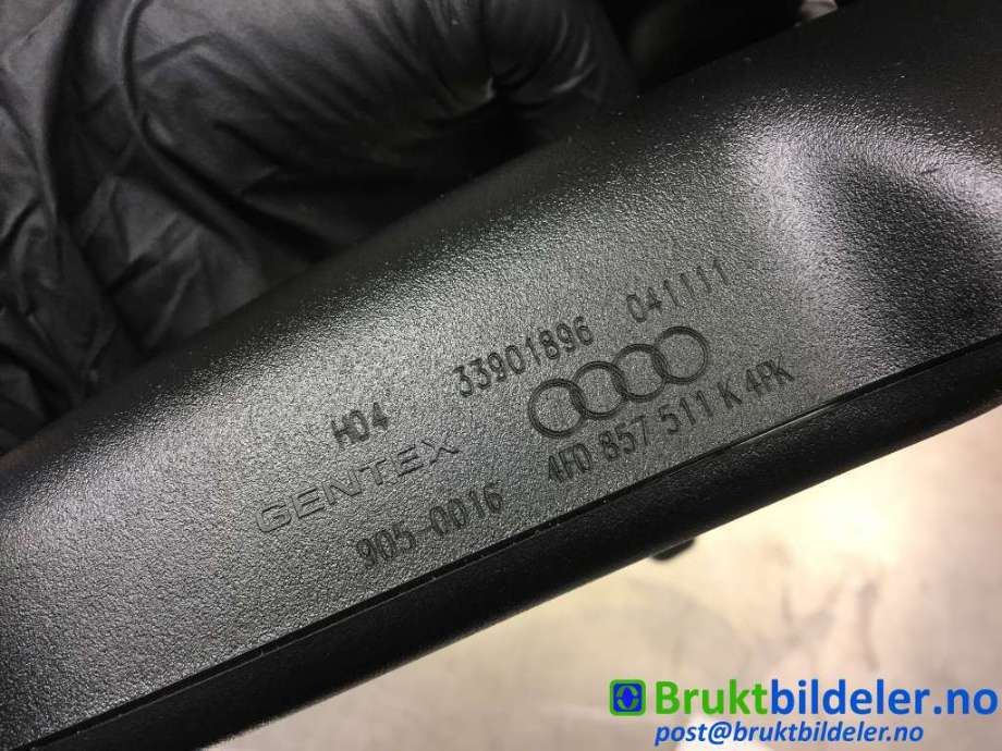 Speil innvendig til Audi Q7 2010-2015 (Type I, Fase 2) (AUDI|4F0 857 511 K|)