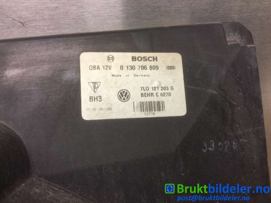 Kjølevifte til Porsche Cayenne 2002-2006 (Fase 1) (9PA) (9PA) (PORSCHE|7L0 121 203 G|0 130 706 809|0 130 706 202)