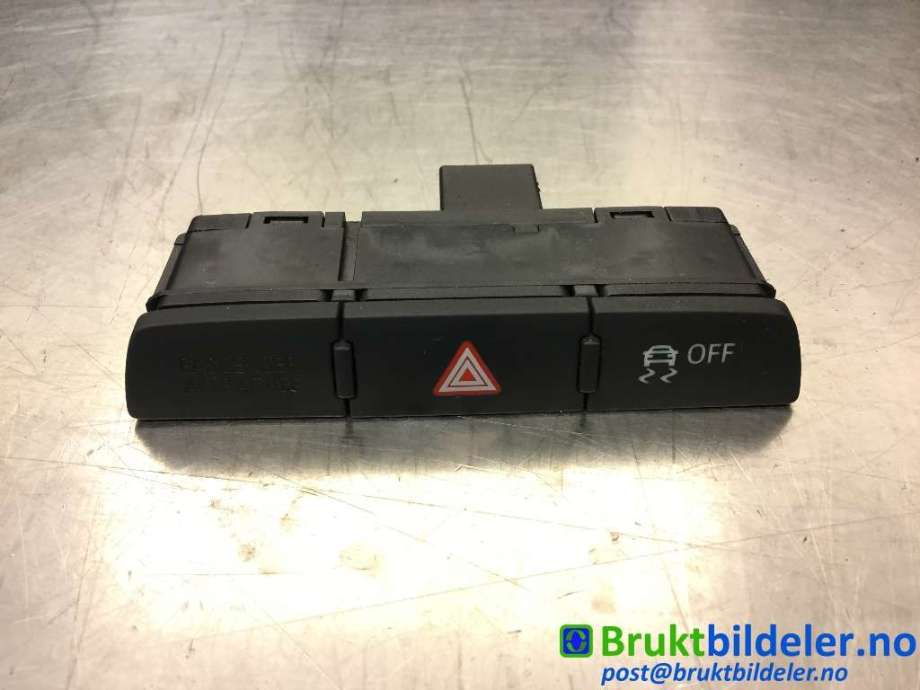 Bryter nødblink til Audi Q7, 2010-2015 (Type I, Fase 2)  (AUDI|4L2 927 137 C)