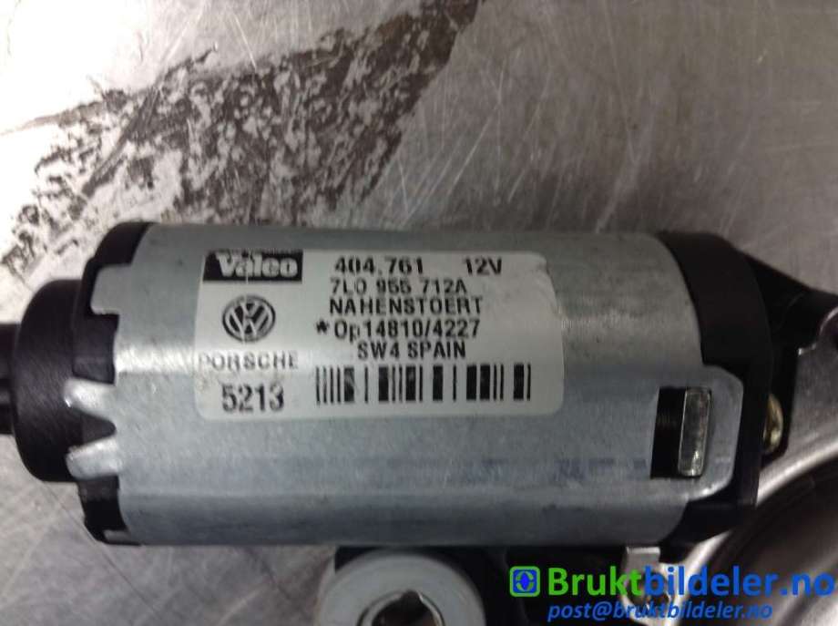 Viskermotor bakrute til Porsche Cayenne 2002-2006 (Fase 1) (9PA) (9PA) (PORSCHE|7LO 955 712A|)