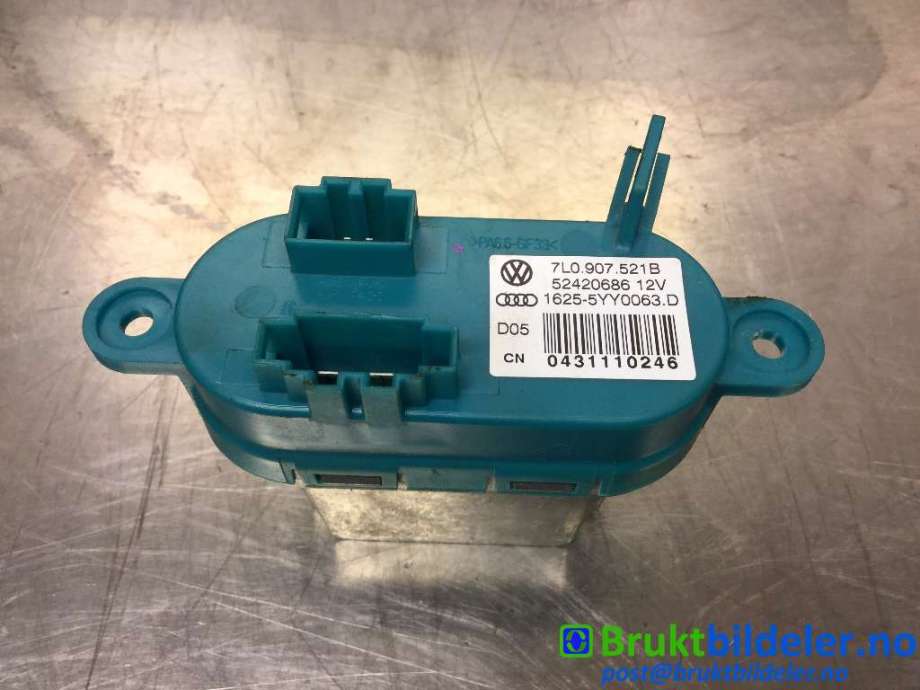 Varmeapparat motstand til Audi Q7 2010-2015 (Type I, Fase 2)  (AUDI|7L0 907 521 B|)