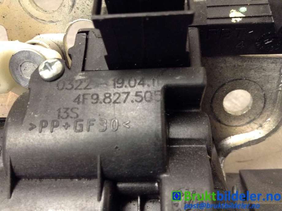 Baklukelås til Audi Q7 2010-2015 (Type I, Fase 2)  (AUDI|4F9 827 505|)