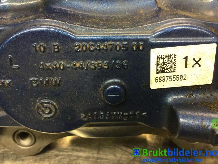 Bremsecaliper venstre foran til BMW X5 2018-->> (G05) (G05) (BMW|34 10 6 891 345|20C44705|)