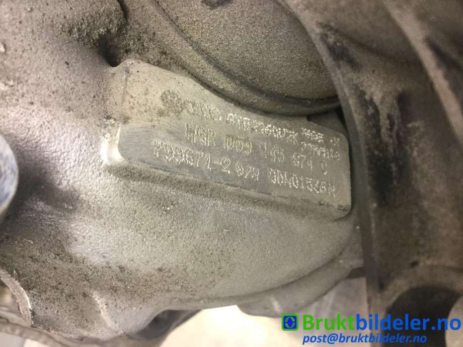 Turbo til Audi Q7 2010-2015 (Type I, Fase 2) (AUDI|059 145 874 C|GTB2260VZK|)
