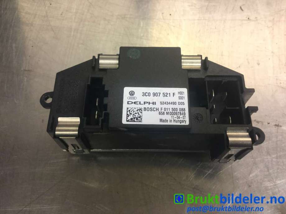 Varmeapparat motstand til Audi Q7 2010-2015 (Type I, Fase 2) (AUDI|3C0 907 521 F|F 011 500 088|)