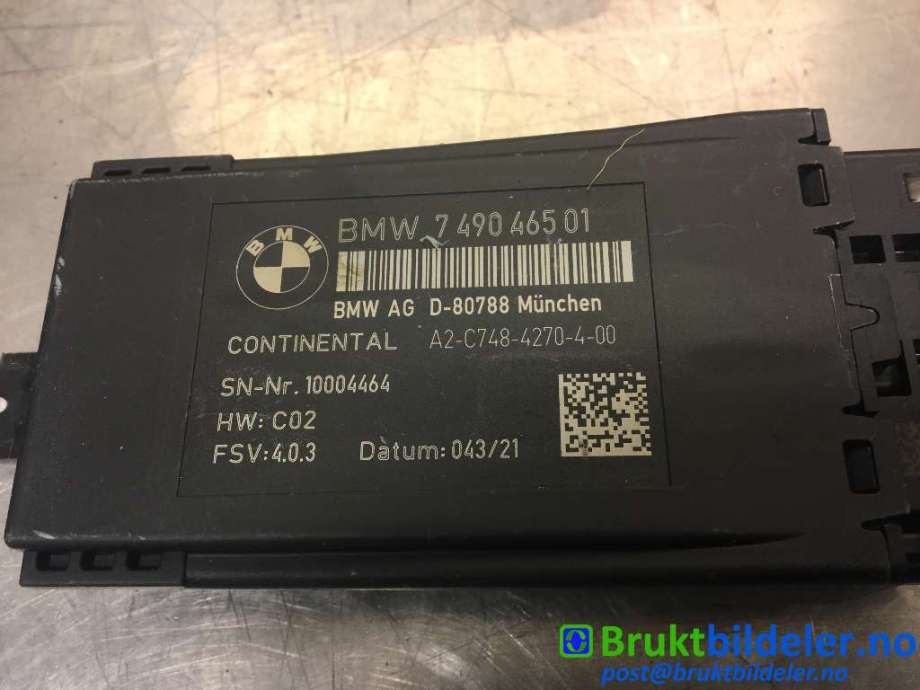 Styreenhet sete til BMW X5 2018-->> (G05) (G05) (BMW|7490465|A2C7484270400|61357490465)