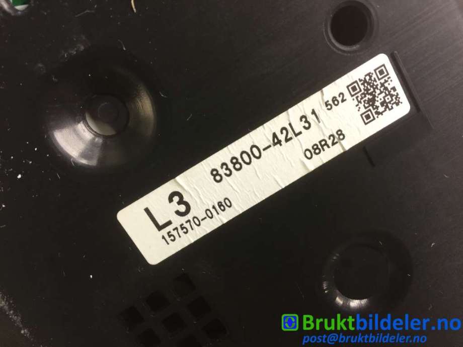 Instrumentpanel til Toyota RAV4 2013-2015 (Type IV, Fase 1)  (TOYOTA|83800-42L31|157570-0160|)
