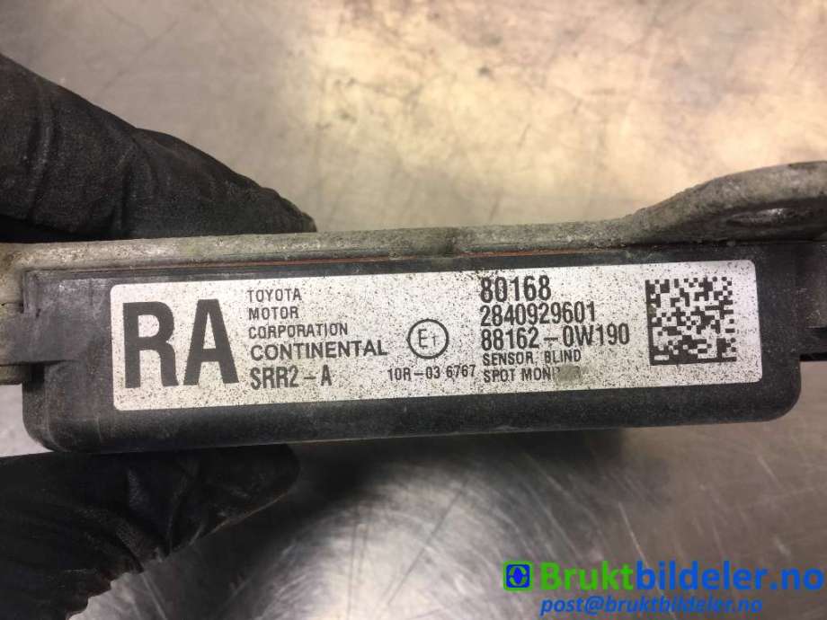 Sensor radar til Toyota RAV4 2013-2015 (Type IV, Fase 1) (TOYOTA|88162-0W190|)
