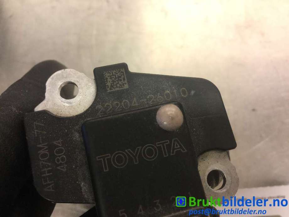 Luftmengde/luftmassemåler til Toyota RAV4 2013-2015 (Type IV, Fase 1)  (TOYOTA|22204-26010|)