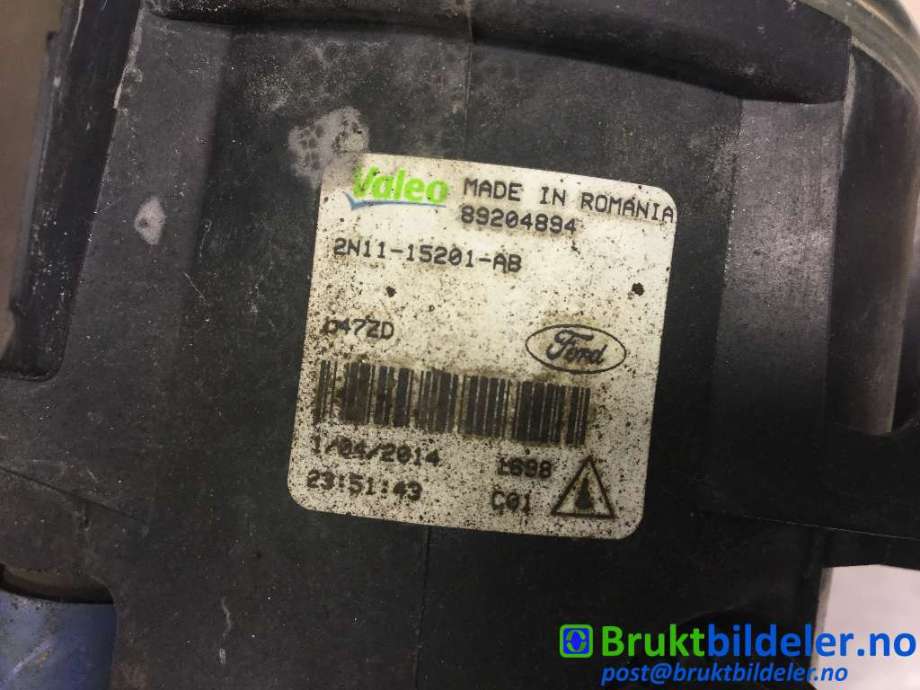 Tåkelykt venstre foran til Ford Transit Connect 2013-2018 Type II, Fase 1 (FORD|2N11-15201-AB|89204894|)