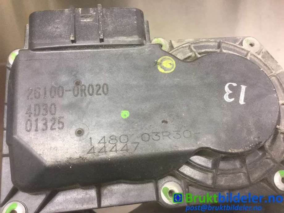 Spjeldhus til Toyota RAV4 2013-2015 (Type IV, Fase 1)  (TOYOTA|26100-0R020|)