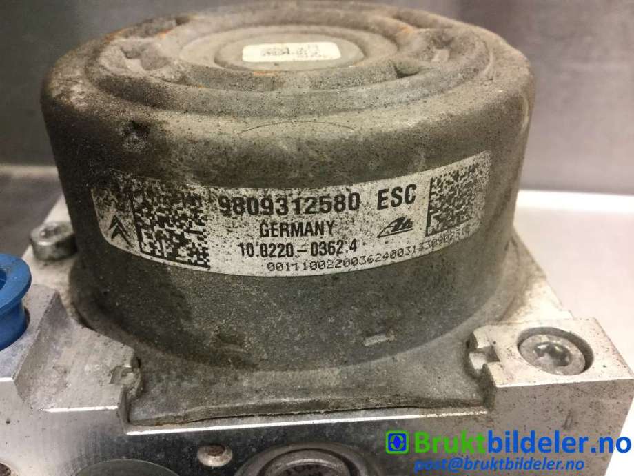 ABS sentral til Peugeot 2008 2013-2019 (Type I) (PEUGEOT|9809312580|10.0220-0362.4|)