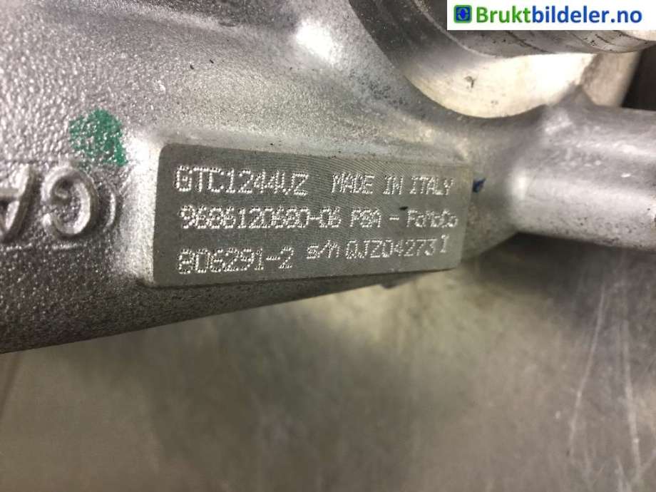 Turbo til Peugeot 2008 2013-2019 (Type I) (PEUGEOT|9686120680|GTC1244VZ|)