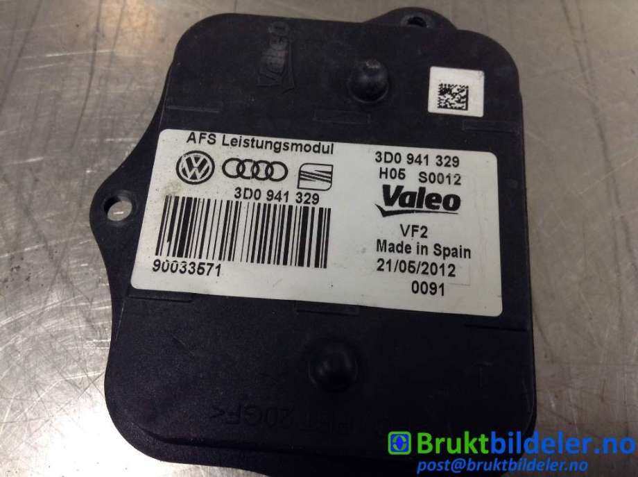 Styreenhet xenon/ballast til VW Golf VII 2012-2017 (Fase 1)  (VOLKSWAGEN|3D0 941 329|90033571|)