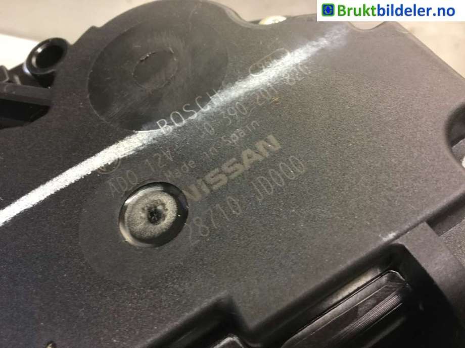 Viskermotor bakrute til Nissan Qashqai 2007-2010 (Type I, Fase 1) (NISSAN|28710JD000|0 390 201 820|)