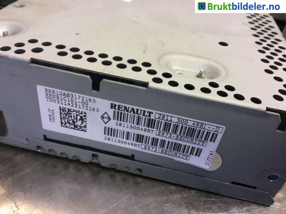 Bilstereo til Renault Kangoo 2008-2021 (Type II) (RENAULT|281150049R|)