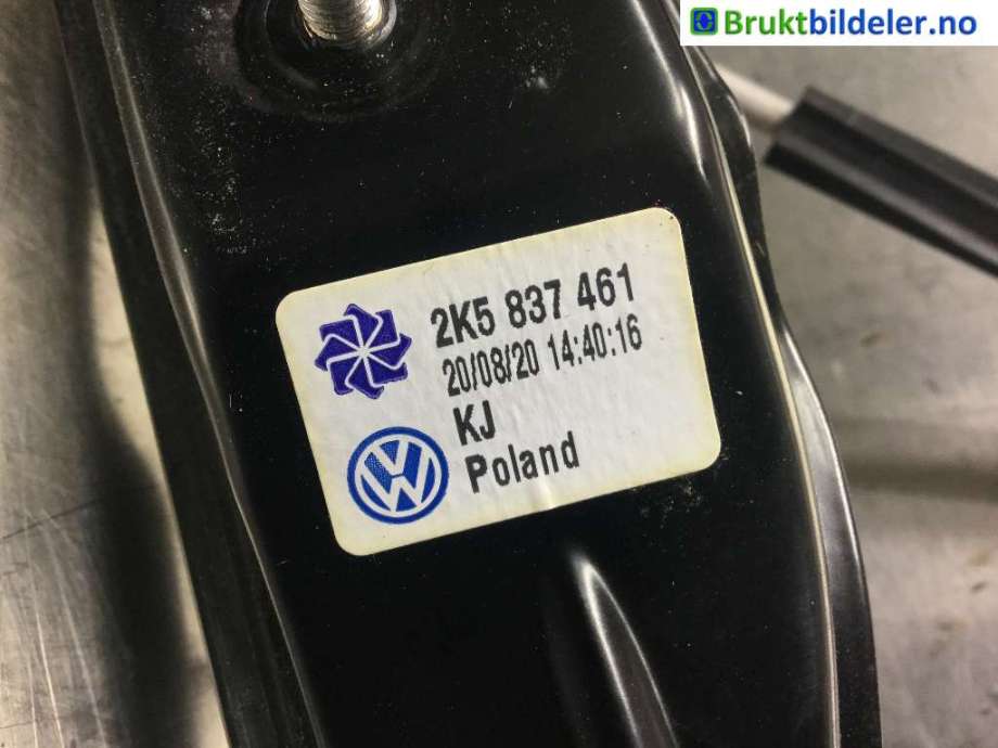 Ruteheis til VW Caddy 2015-2020 (Type III, Fase 3)  (VOLKSWAGEN|2K5 837 461|)