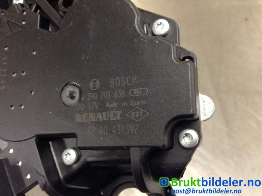 Viskermotor bakrute til Renault Kangoo 2008-2021 (Type II)  (RENAULT|8200431392|0 390 201 836|)