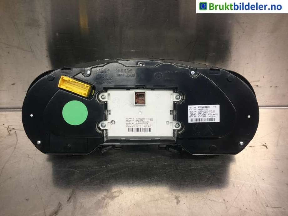 Instrumentpanel til Peugeot 5008 2010-2017 (Type I) (PEUGEOT|9674982480|9676614680|)