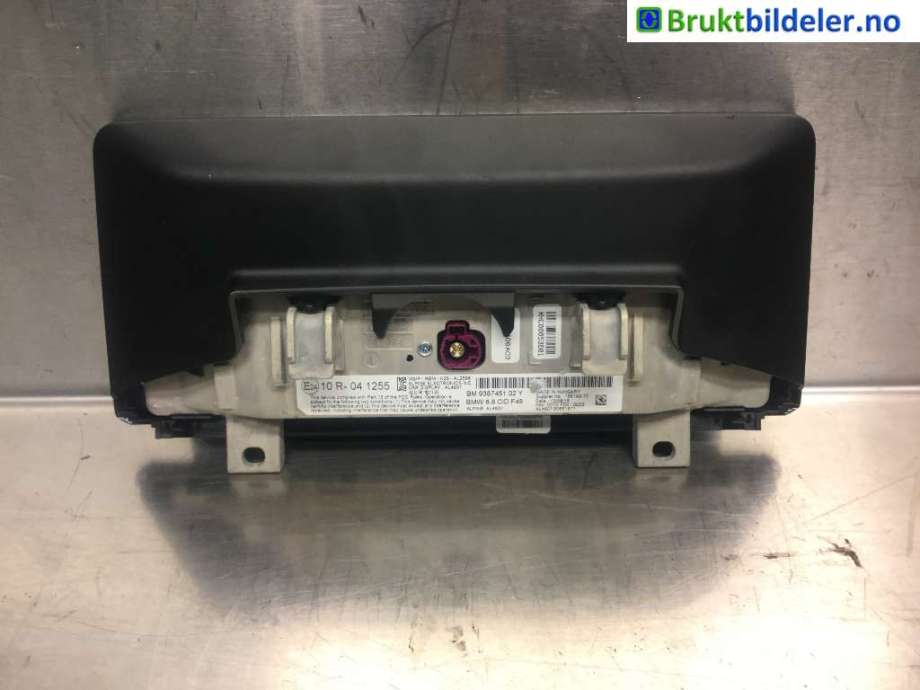 Instrument kjørecomputer til BMW X1 2015-2022 (F48) (F48) (BMW|9387451 02 Y|)