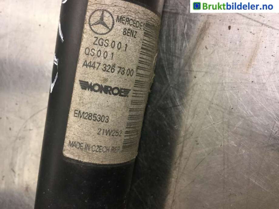 Støtdemper bak til Mercedes Vito 2014-->> (W447) (W447) (MERCEDES|A 447 326 73 00|)