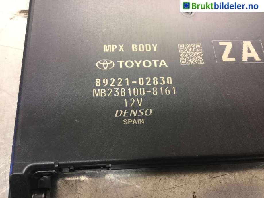Styreenhet diverse til Toyota Corolla 2019-->>  (TOYOTA|89221-02830|MB238100-8161|)