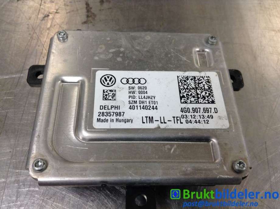 Styreenhet xenon/ballast til Škoda Yeti 2014-2017 (Fase 2)  (SKODA|4G0 907 697 D|28357987|)
