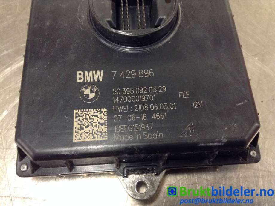 Styreenhet xenon/ballast til BMW X1 2015-2022 (F48) (F48) (BMW|7 429 896|50 395 092 03 29|)