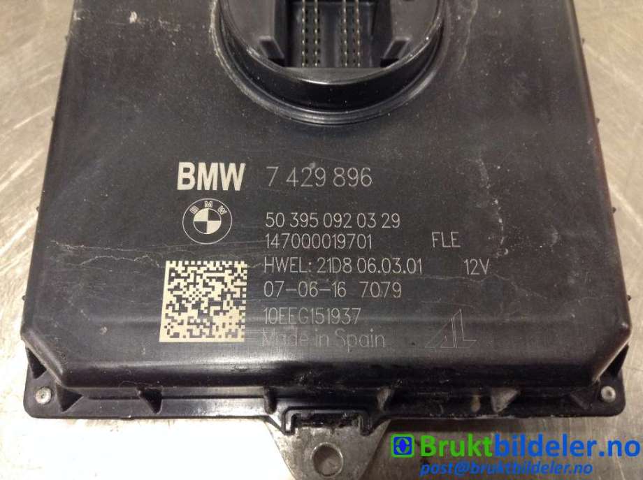 Styreenhet xenon/ballast til BMW X1 2015-2022 (F48) (F48) (BMW|7 429 896|50 395 092 03 29|)