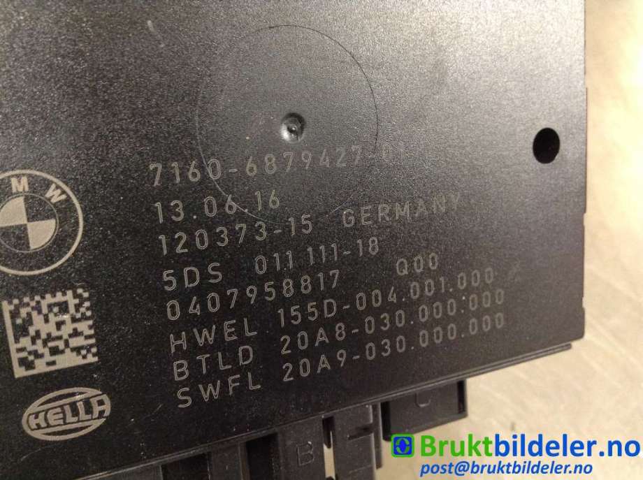Styreenhet hengerfeste til BMW X1 2015-2022 (F48) (F48) (BMW|71 60 6 879 427-01|5DS 011 111-18|)