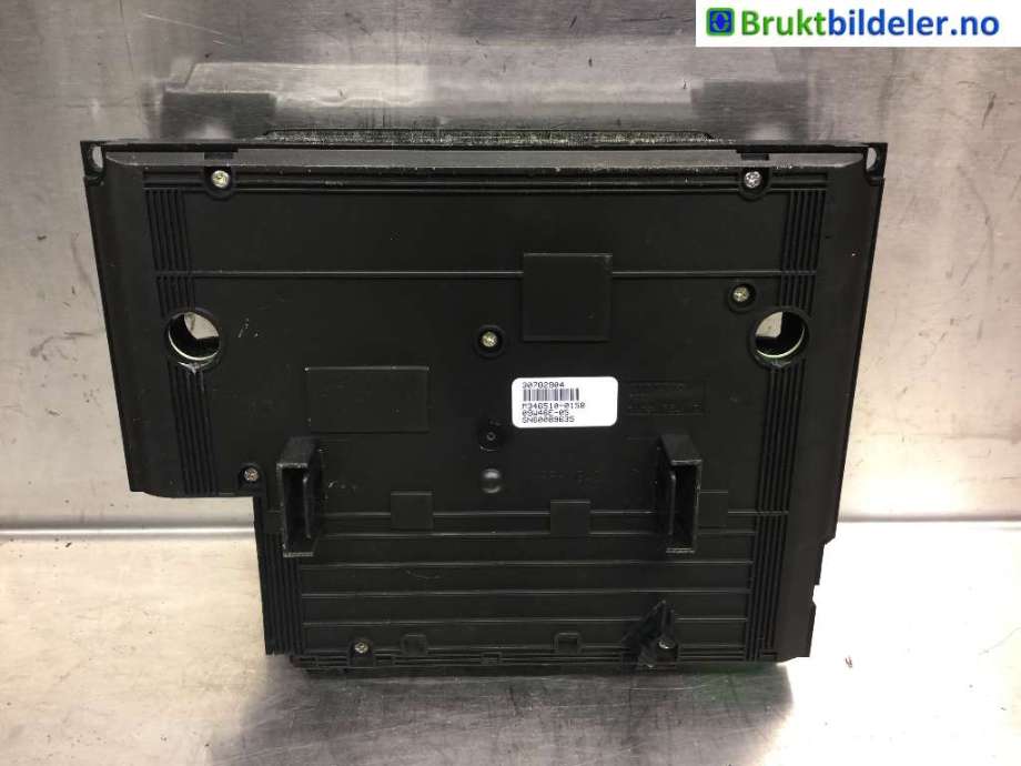 Varmeapparat betjening til Volvo S80 2006-2013 (Type II, Fase 1)  (VOLVO|30782904|)