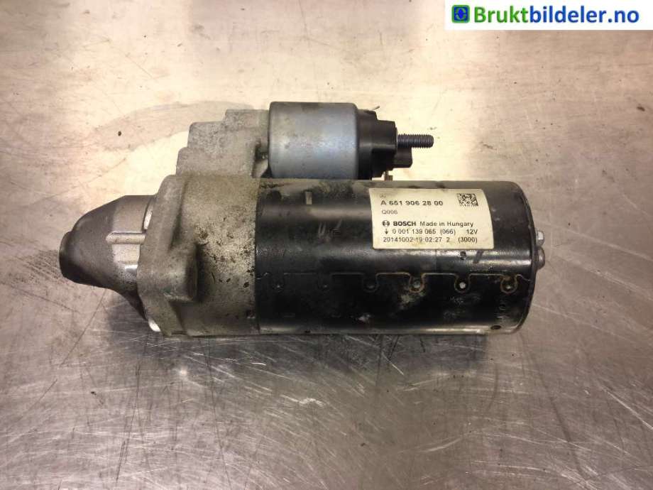 Starter diesel til Mercedes C-Klasse, 2014-2018 (Fase 1) (W205) (W205) (MERCEDES|A 651 906 28 00)