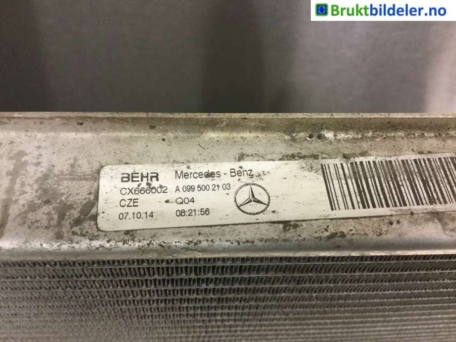 Radiator (automat gir) til Mercedes C-Klasse 2014-2018 (Fase 1) (W205) (W205) (MERCEDES|A 099 500 21 03|CX666002|)