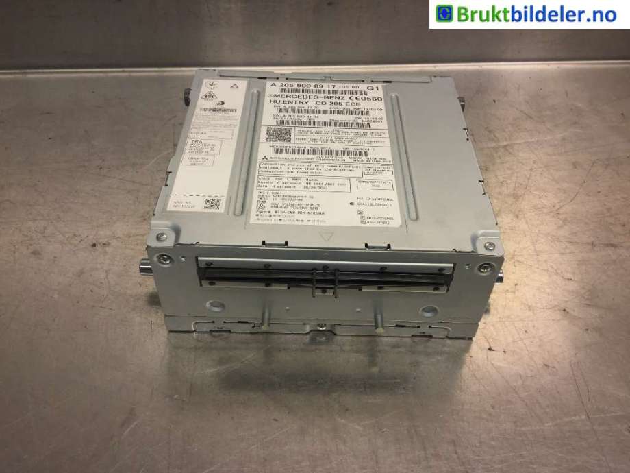 Bilstereo til Mercedes C-Klasse, 2014-2018 (Fase 1) (W205) (W205) (MERCEDES|A 205 900 89 17)