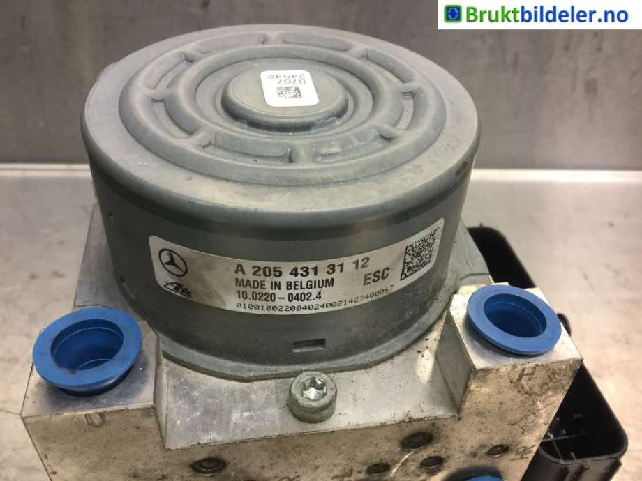 ABS sentral til Mercedes C-Klasse 2014-2018 (Fase 1) (W205) (W205) (MERCEDES|A 205 431 31 12|10.0220-0402.4|)