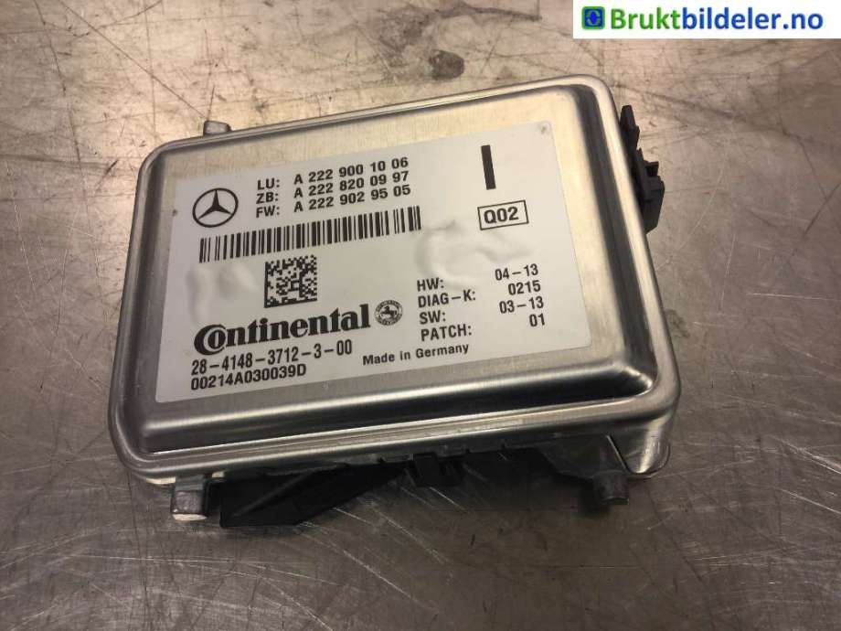Sensor radar til Mercedes C-Klasse 2014-2018 (Fase 1) (W205) (W205) (MERCEDES|A 222 900 10 06|)