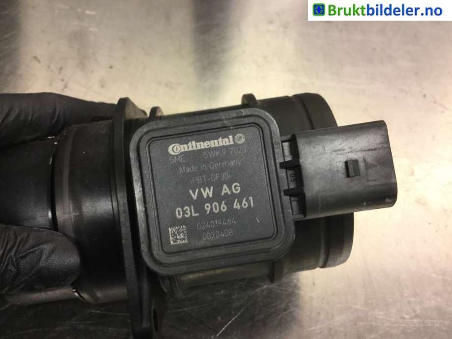 Luftmengde/luftmassemåler til VW Polo 2009-2014 (Type V, Fase 1)  (VOLKSWAGEN|03L 906 461|5WK97023|)