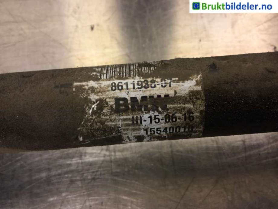 Drivaksel høyre foran til BMW X1 2015-2022 (F48) (F48) (BMW|8611938||31 60 8 611 938)